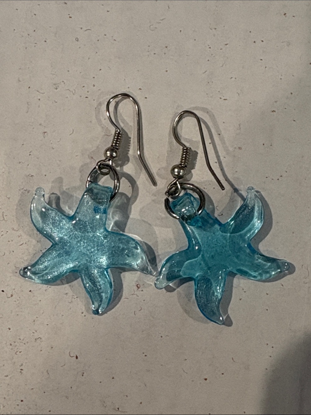 Blue Starfish  Earrings - Cute Ocean-Themed Dangles